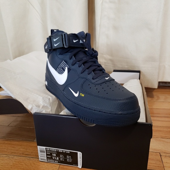 Nike Air Force 1 Mid Utility Size 10 rare - Picture 2 of 6